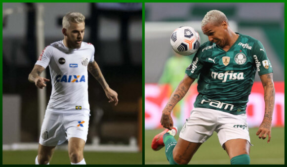 Lucas Lima e Deyverson no Palmeiras