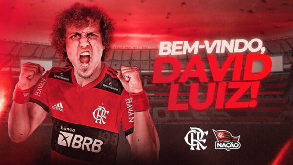 David Luiz é o novo reforço do Flamengo