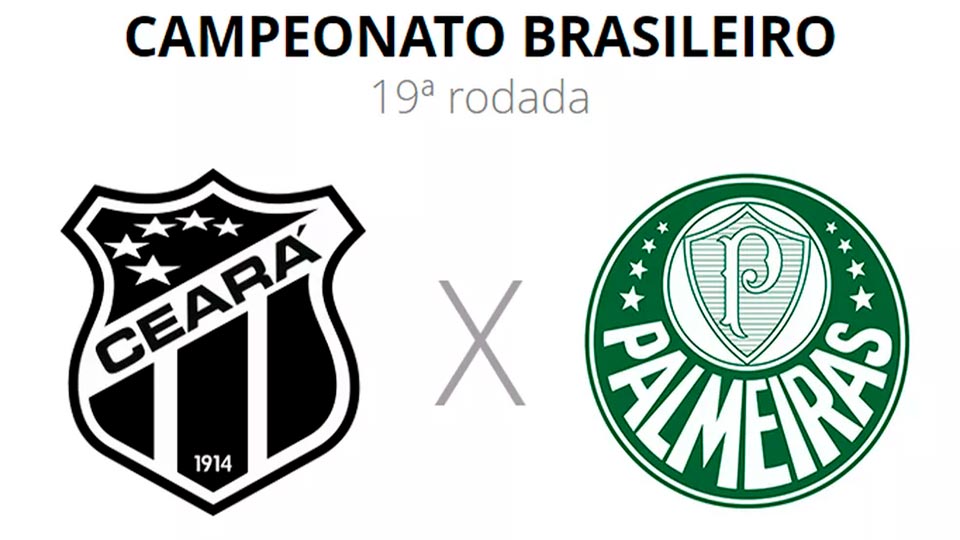 Ceará x Palmeiras Hoje Série A 20/10/2021