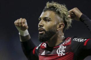 Gabigol mandou recado em festa do Flamengo.