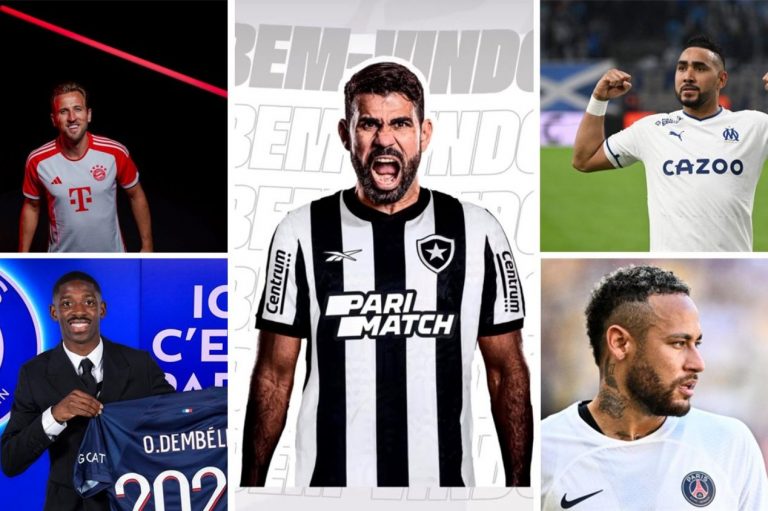 Diego Costa no Botafogo, Harry Kane no Bayern de Munique, PSG fecha mais um reforço, proposta por Neymar e mais; confira o resumo do Mercado da Bola hoje (12) | Torcedores
